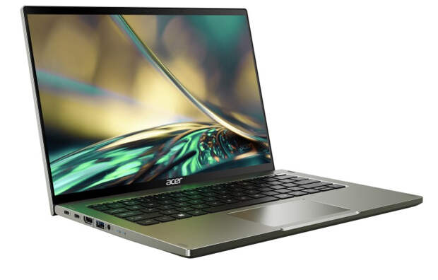 Представлен обновлённый ноутбук Acer Spin 5 — процессоры Intel Alder Lake и экран 2,5K