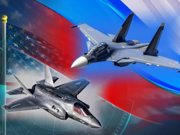 Реакция в США на перехват Су-30СМ истребителя F-35 в небе над Балтикой