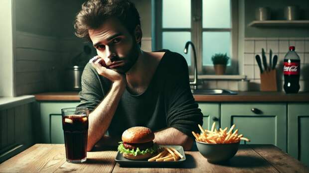 Употребление фастфуда увеличивает риск развития депрессии