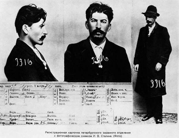 Хроника арестов и побегов И. Сталина (И. Джугашвили)