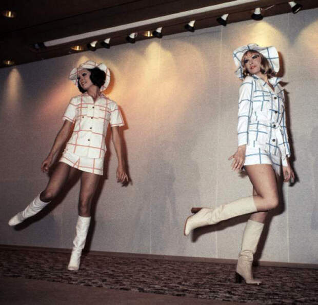 Мода и прически 1970-х годов