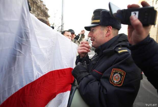7 фото с митингов в Минске против объединения России с Белоруссией