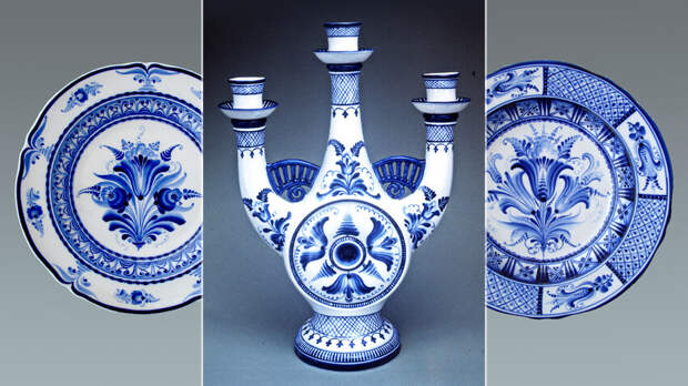 Гжель: все, что нужно знать о бело-синей посуде