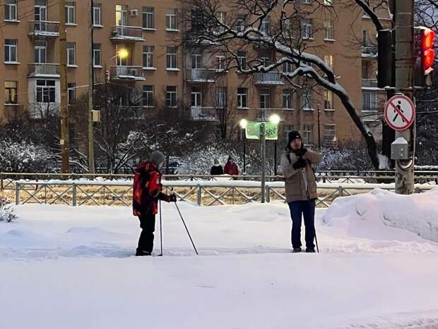 Циклон принесет в Петербург облачную и снежную погоду