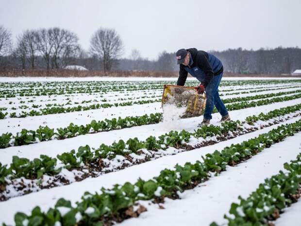 Мощнее золы, дрожжей и навоза: чем осыпать грядки в феврале для двойного урожая
