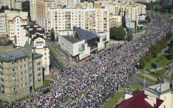 Протесты и задержания в Минске 13.09.2020