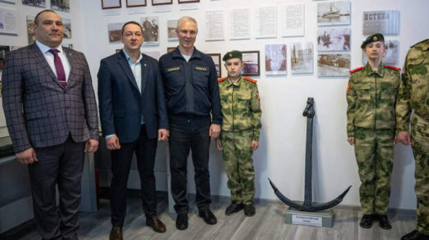 Коллекцию Генического краеведческого музея пополнил якорь, поднятый со дна Азовского моря