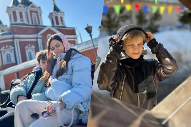 Актриса Юлия Учиткина опубликовала фото с сыновьями