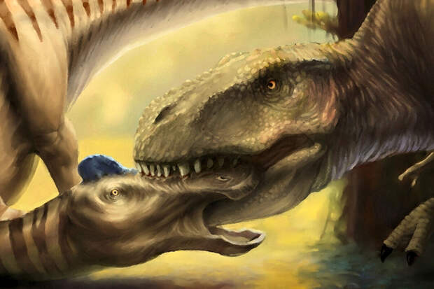 Conversation: найдено прямое доказательство охоты тираннозавра на крупную добычу