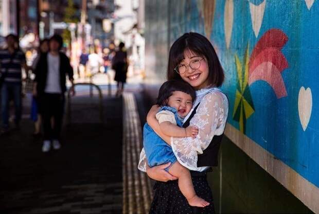 Токио Михаэла Норок, в мире, дочь, красота, люди, маты, фотопроект