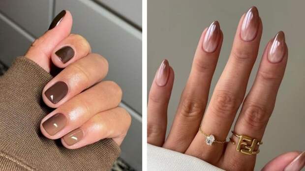 Осенний дорогой маникюр: модные, благородные оттенки на холодный сезон