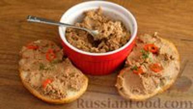 Фото к рецепту: Домашний паштет из куриной печени