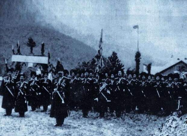 Парад в Красной Поляне попал на одно из первых фото