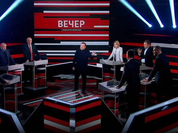 Соловьев выгнал из студии украинского политика из-за Шухевича Соловьев выгнал из студии украинского политика из-за Шухевича