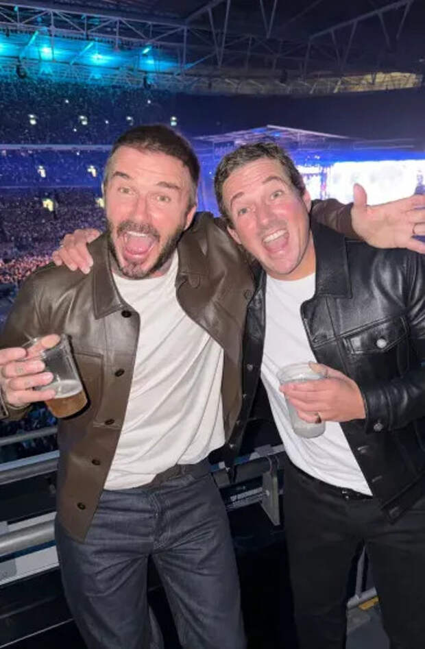 Дэвид Бекхэм и Дэвид Гарднер