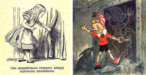 Отчего у Мальвины волосы голубые?