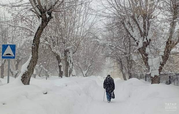 Метель и сильная гололедица ожидаются в Татарстане 7 января
