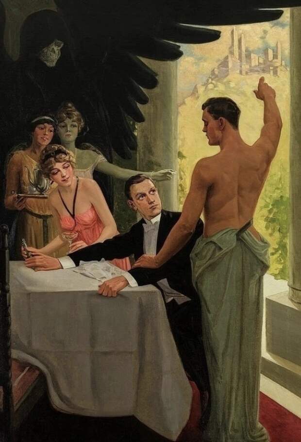 Чарльз Черч «Опасные слуги: зло кофе, табака и алкоголя», 1913 год