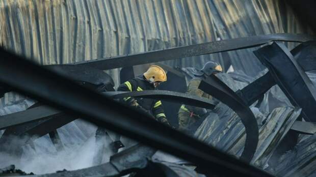 На месте пожара / Фото: Екатерина Смолихина / amic.ru