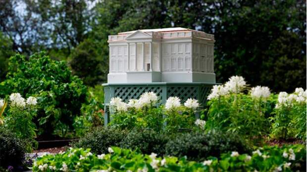 Мелания Трамп установила улей в виде Белого дома в Вашингтоне