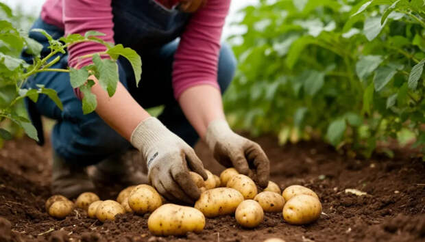 Вопреки правилам: белорусский метод посадки картофеля даёт урожай в 5 раз больше
