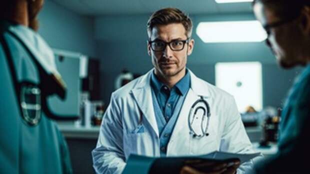 Врач в больнице / Изображение сгенерировано FusionBrain.AI от Sber AI / amic.ru