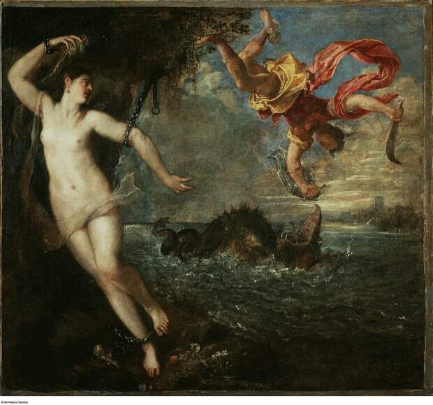 Тициан. "Персей и Андромеда", 1554-1556 гг.