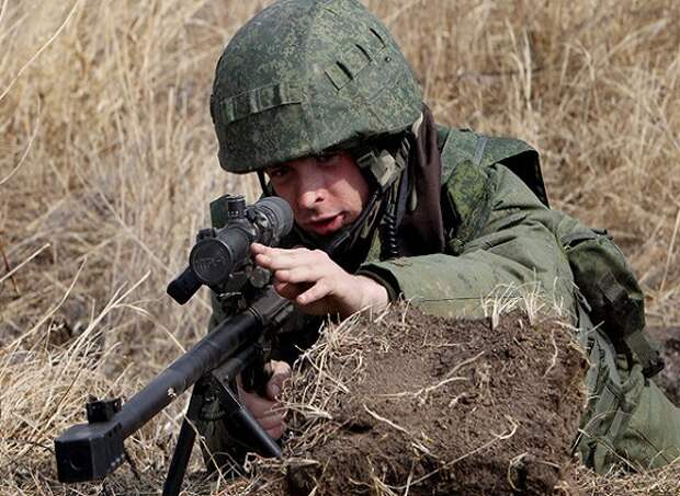 Русские снайперы расправились с боевиками за 10 минут