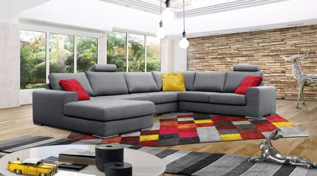 Подбирая модульный диван для гостиной, обязательно следует учитывать его качество и функциональные возможности