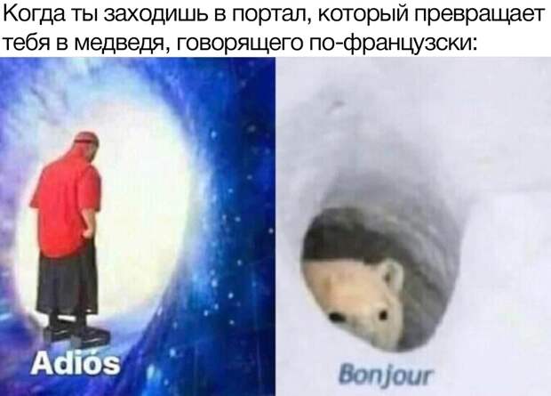 мем adios