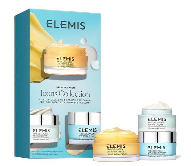 Набор для лица «Трио Про-Коллаген», Elemis, 34 500 руб. (elemis.ru)
