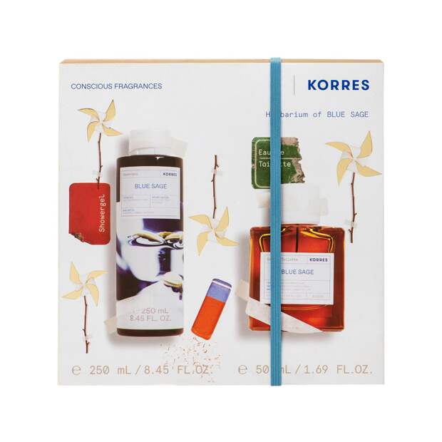 Парфюмерный набор Blue Sage, Korres, 6651 руб. («Иль де Ботэ»)