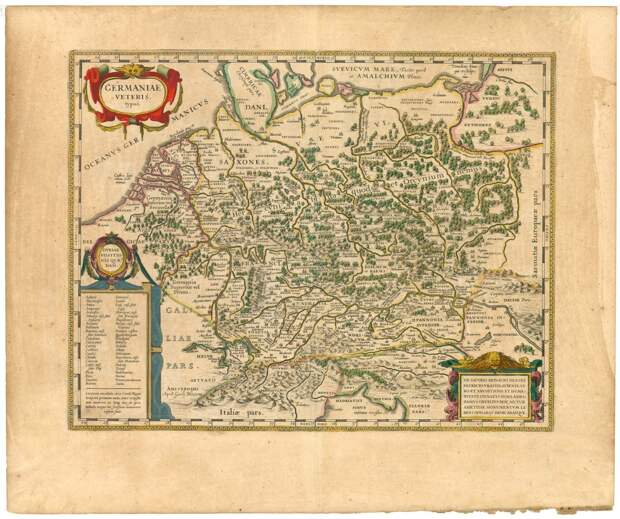 Blaeu 1645 - Germaniae veteris typus