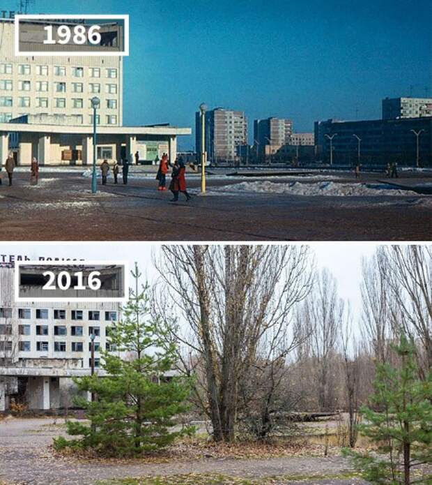 20 фотографий ″до и после″, показывающие, как изменился наш привычный мир