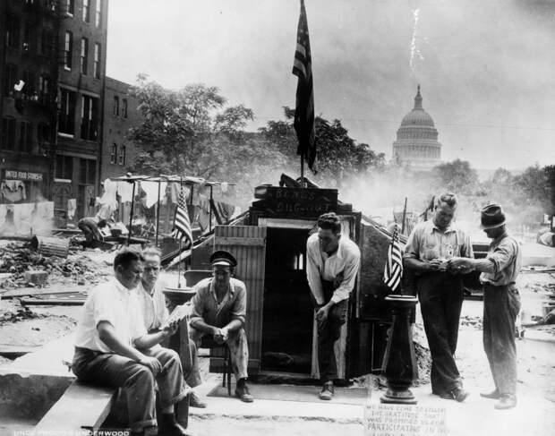 США в годы Великой Депрессии. Марш ветеранов Первой Мировой, 1932 год