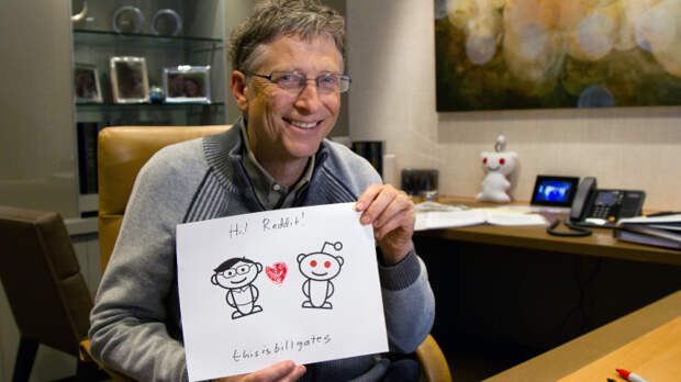Билл Гейтс пообщался с пользователями Reddit