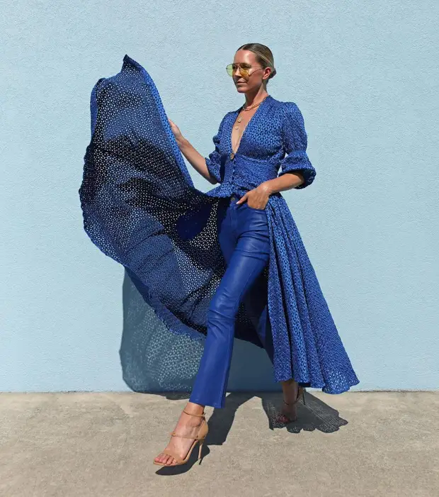 Модные образы в синем цвете: 15 сногсшибательных и ярких идей