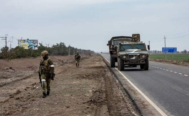 Крым и Донбасс связали сухопутным коридором