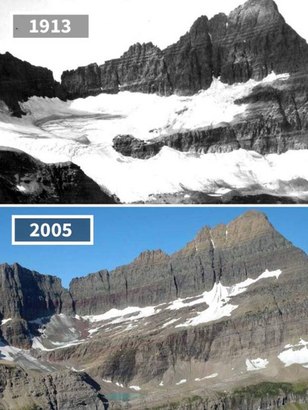 20 фотографий ″до и после″, показывающие, как изменился наш привычный мир