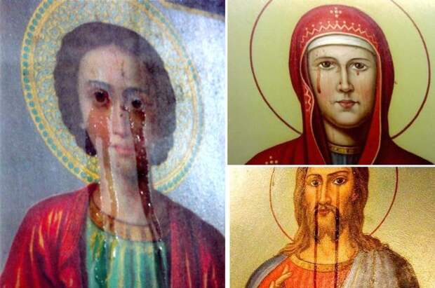 Почему иконы плачут кровью?