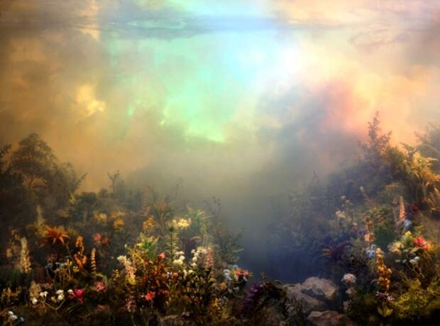 Дикий лес. Автор: Kim Keever.