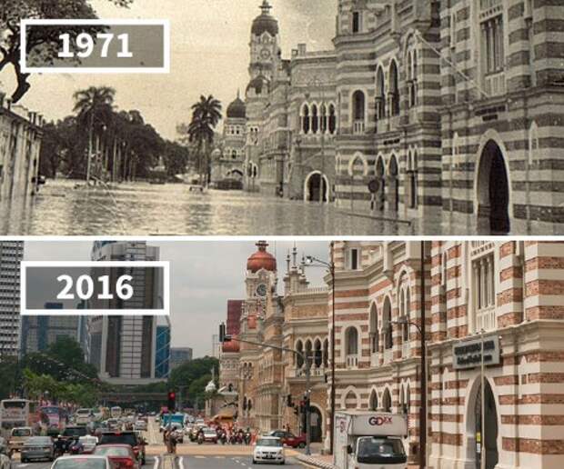 20 фотографий ″до и после″, показывающие, как изменился наш привычный мир