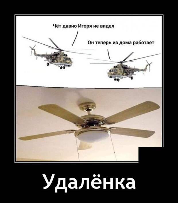 Демотиватор про удаленку