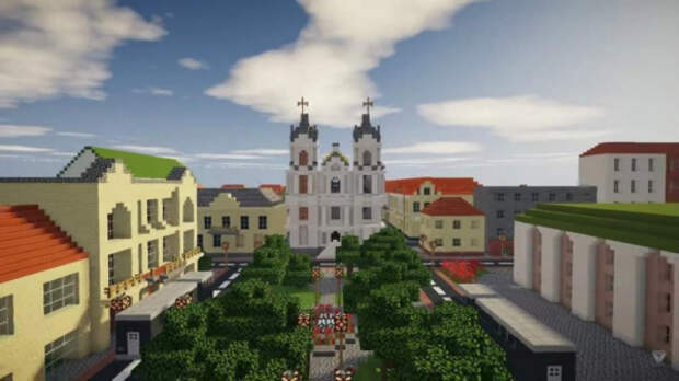 Семиклассник построил город Гродно в Minecraft
