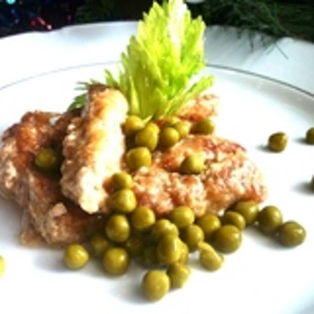 Мясные 'пальчики' +легкий овощной салат к мясу