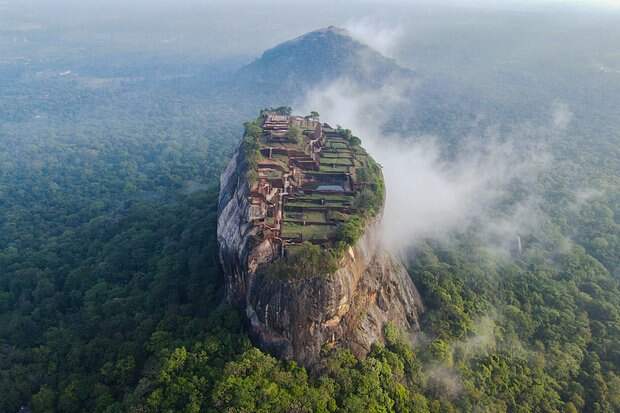 Sigiriya Rock In Sri Lanka 