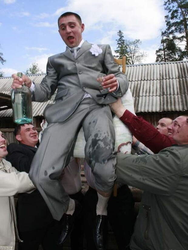 Смешные свадебные фото