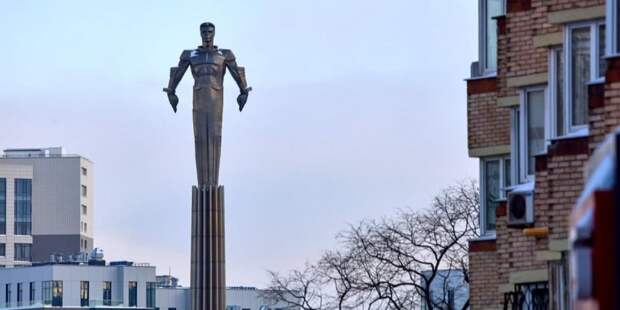 Сергунина: В следующем году в Москве начнется реставрация памятника Юрию Гагарину Фото: М. Денисов mos.ru
