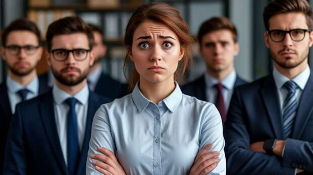 Неуверенный сотрудник на работе / Изображение сгенерировано YandexGPT 5 Pro / amic.ru