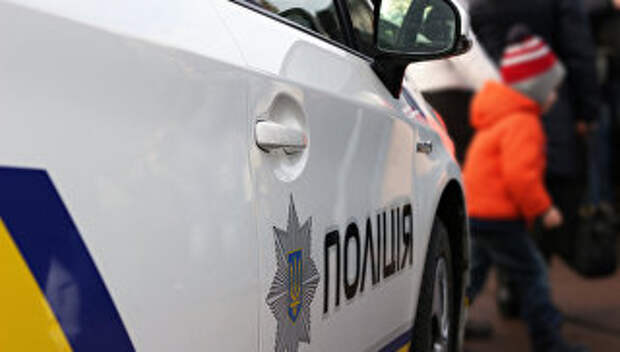 Автомобиль полиции в Украине